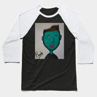 Blue Face Jim Baseball T-Shirt